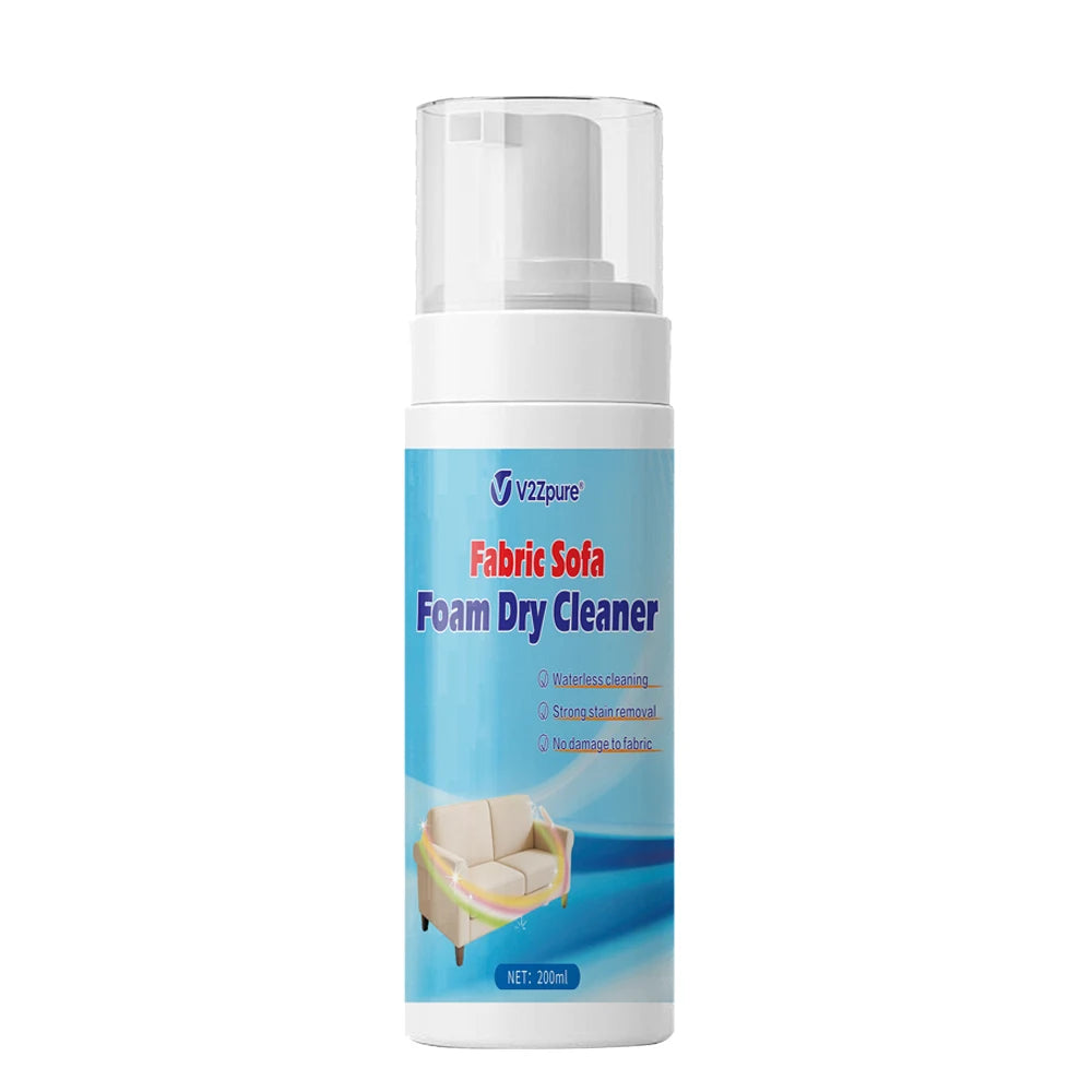 Fabric Sofa Foam Dry Cleaner Multi-Functional Cleaning Solution Clothing Stain Remover for Carpet Curtain No Water Needed Agent
