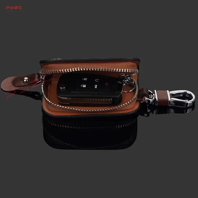 Voor Dr Motoren Dr Nul DR3 5.0 4.0 6.0 F35 Chery Fashion Vintage Genuine Leather Wallet Key Holder Housekeeper Keys Organizer