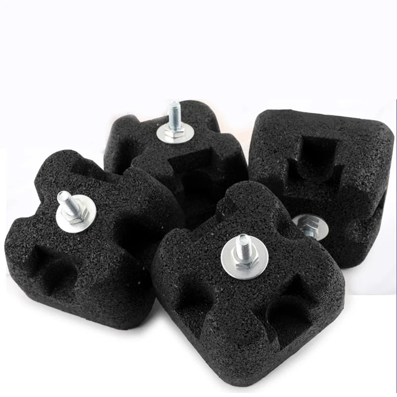 4PCS Rubber Noise prevention base Air conditioner cushion outside rubber support bear 200kg