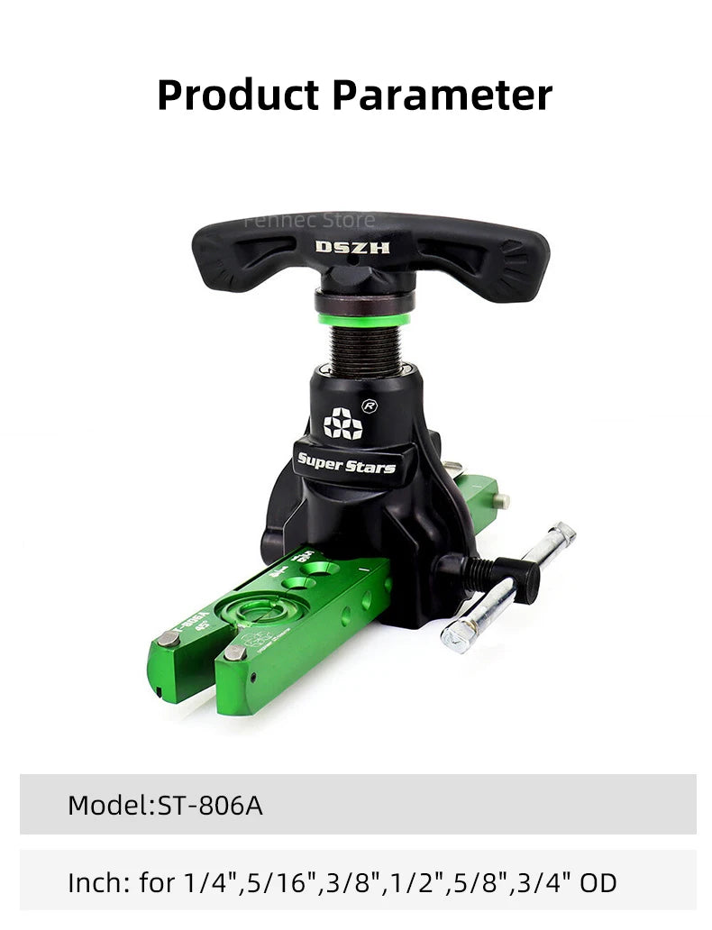 ST-R806A  ST-806A Air-conditioning Copper Pipe Maintenance Eccentric Tube Tool Ratchet Flashlight Dual-purpose Expander