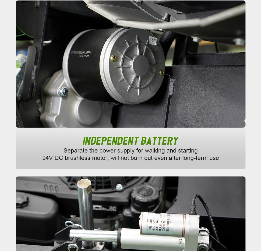 Customized Lawn Mower with Remote Control High Efficiency Low Power Consumption Suitable for Various Grass Types