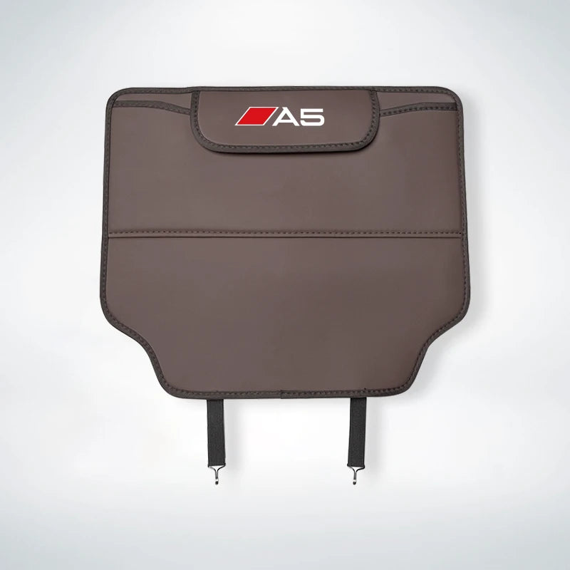 Leather Car Seat Protector Kids Anti-kick Pad Storage Bag For Audi Sline A3 A4 A5 A6 A7 A1 A2 A8 Q1 Q2 Q3 Q4 Q5 Q6 Q7 Q8 TT RS3