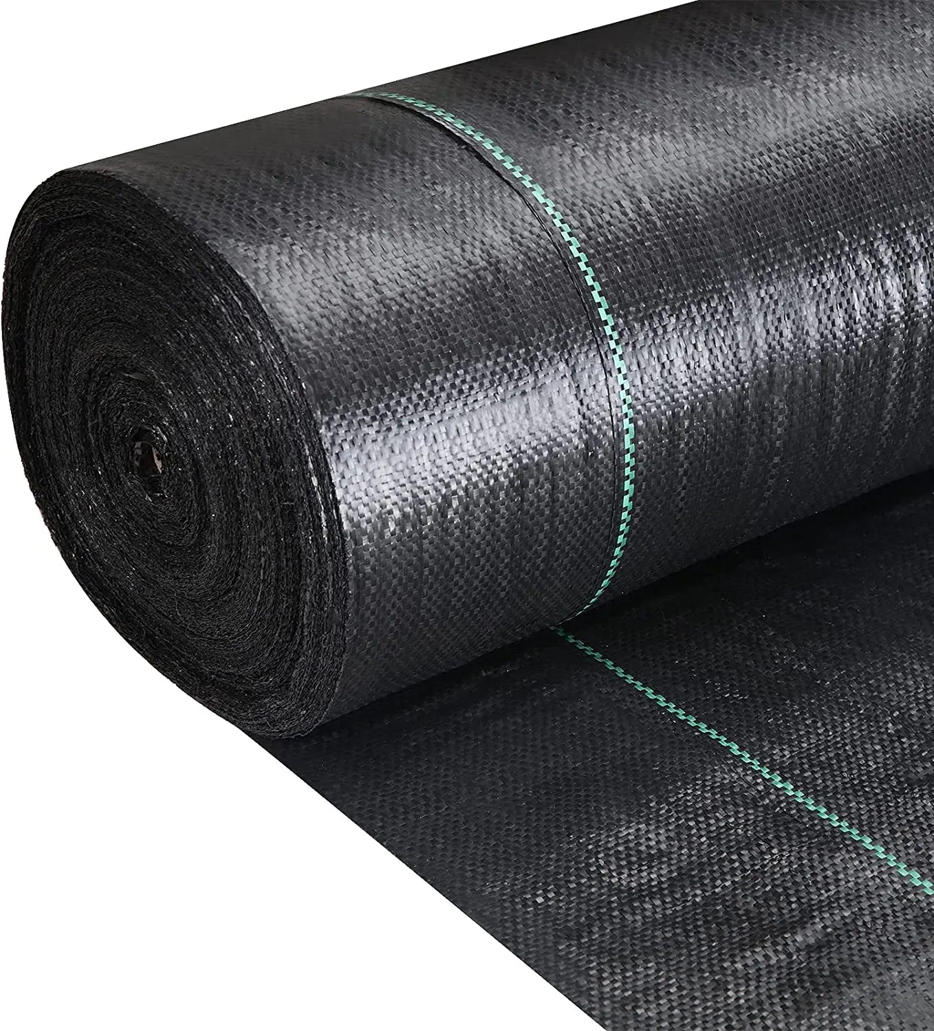 Weed Barrier Fabric Heavy Duty, Woven Weed Control Fabric, Non-Slip Outdoor Rubber Floor Mats, Weed Block Polyethylene Ground Co