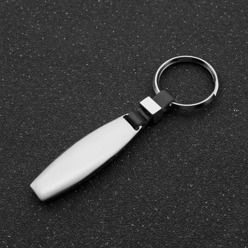 3D Metal Car Styling Badge Keychain Leather Woven Emblem Key Ring Accessories For Audi A3 A4 B8 8P 8V A6 C7 A5 Q5 B7 B6 B9 SLINE