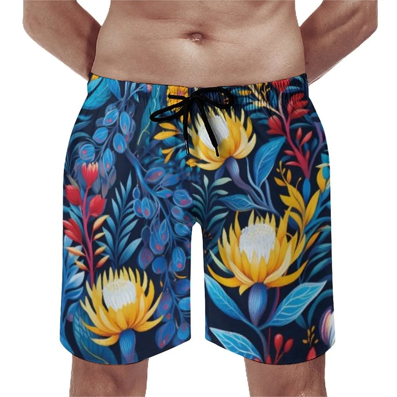 Maillots de bain d'été assortis pour couples, maillots de bain deux pièces pour femmes, motifs floraux d'été personnalisables