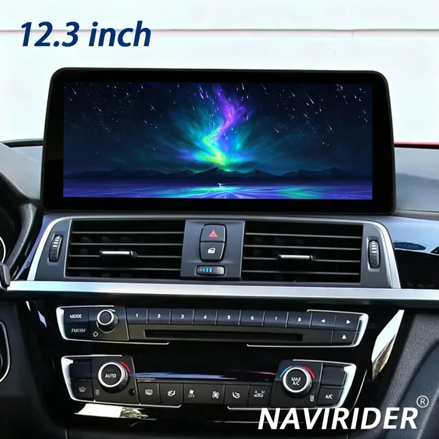 Autoradio Carplay 12,3 pouces, système Linux, écran multimédia de voiture, lecteur vidéo GPS pour BMW X5 E70 X6 E71 2008-2017, système CCC CIC