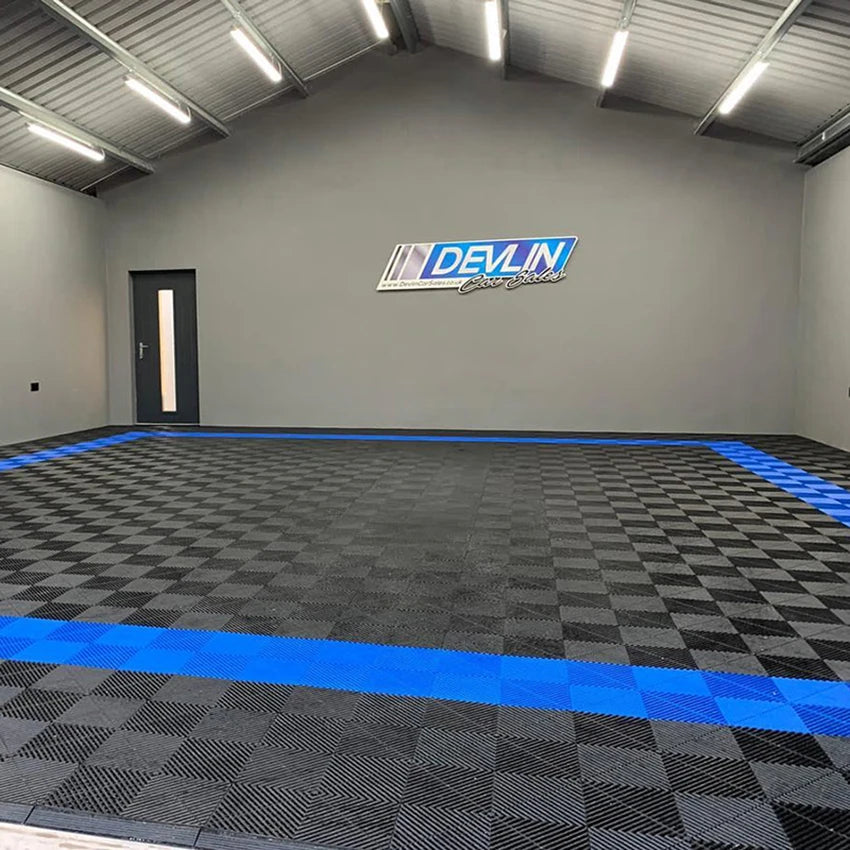 PP Interlocking Garage Floor Tiles for Villas Graphic Design Solution for Vinyl Flooring Projects