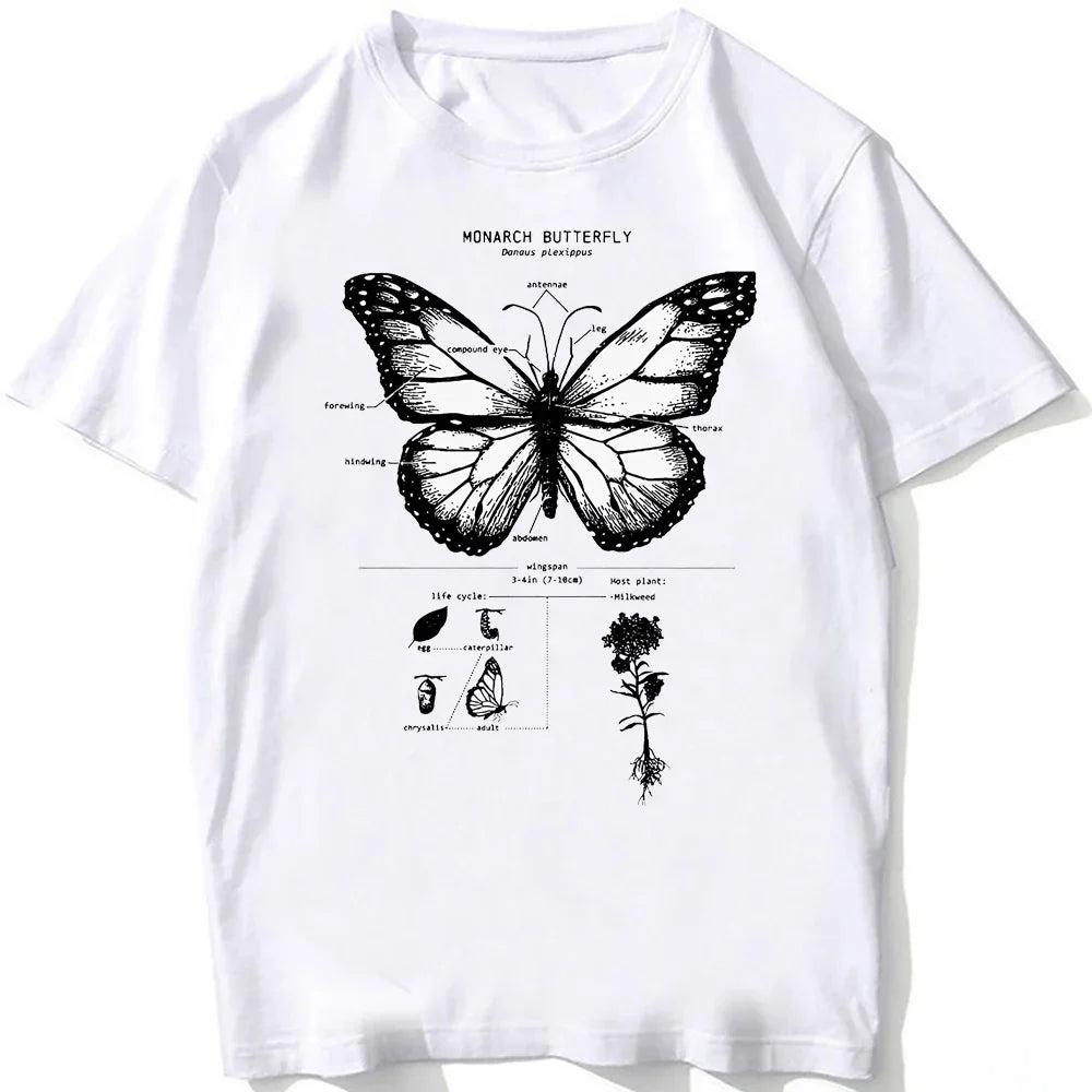 Whale Shark Anatomy Biology T-shirt Unisex Women Hip Hop Casual T Shirts Women Beach Diving White Tshirt Vintage women Tees
