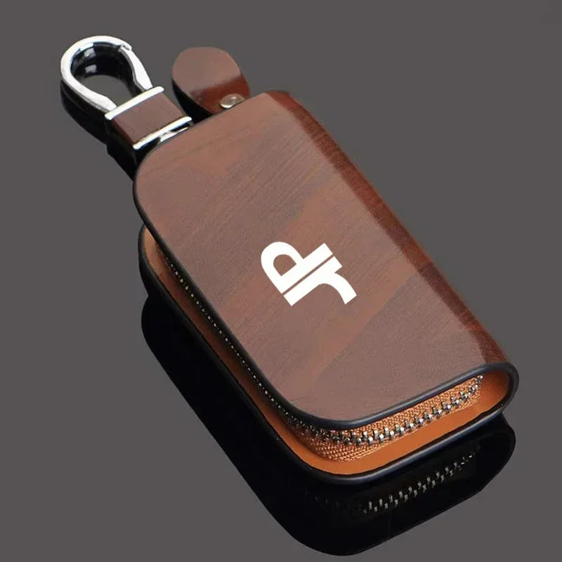 Voor Dr Motoren Dr Nul DR3 5.0 4.0 6.0 F35 Chery Fashion Vintage Genuine Leather Wallet Key Holder Housekeeper Keys Organizer