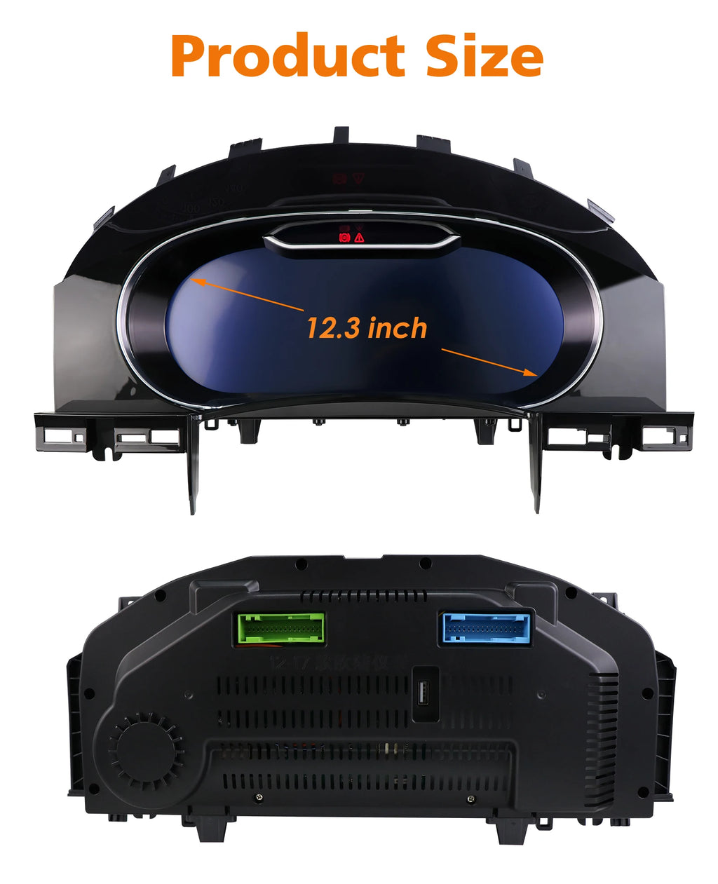 Car Digital Dashboard for Volkswagen Touareg 2003-2010 LCD Panel Speedometer Virtual Cockpit Instrument Cluster Carplay Auto USB