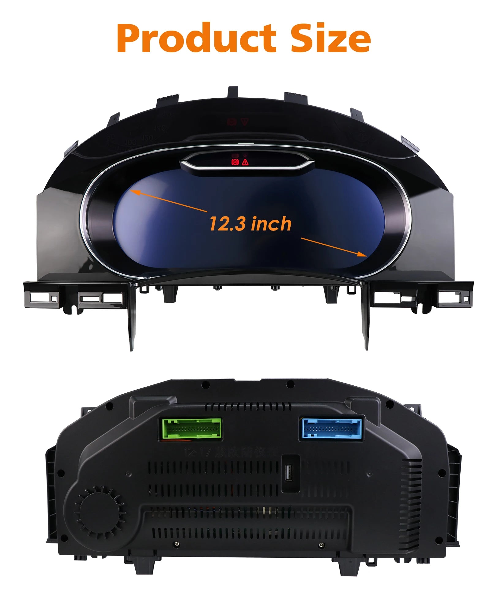 Car Digital Dashboard for Volkswagen Touareg 2003-2010 LCD Panel Speedometer Virtual Cockpit Instrument Cluster Carplay Auto USB