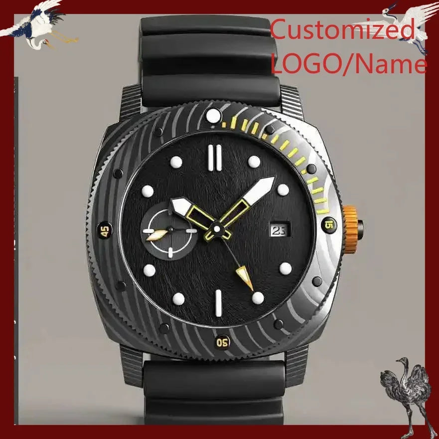 A186. Store Customized Watches 46mm men's watch, made of 904L steel, automatic movement