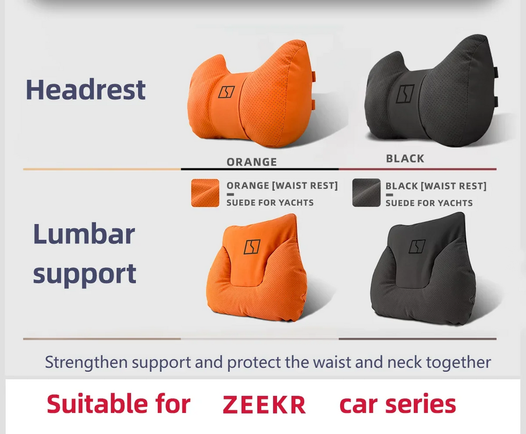 For ZEEKR X 001 009 007  Body Kit 2025 Accessories Car Seat Head Support Cushion Lumbar Pillow Interior Protectio Accessories