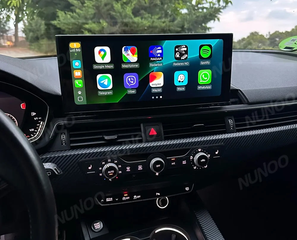 12.3 Android 14 Wireless Carplay For Audi A4 A5 Q5 B9 2017 2016-2023 IPS Touch Screen WIFI Multimedia Stereo GPS Navi Receiver
