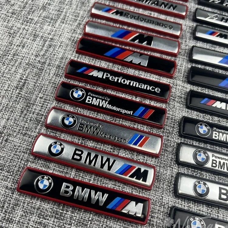 Car Styling 3D Sticker Metal Adhesive Emblem Decal Lables For BMW M E46 E90 E60 F30 G20 X1 X2 X3 X4 X5 X6 X7 i3 i4 i5 i7 M2 G30