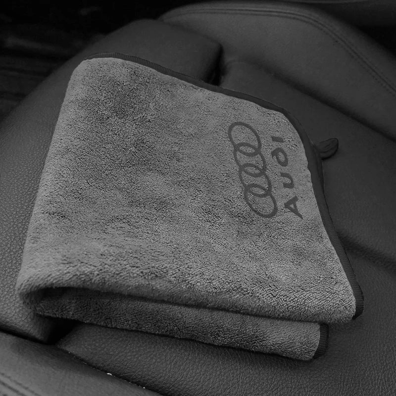 Car Wash Microfiber Towel Auto Cleaning Drying Cloth For Audi Sline A1 A3 A4 A5 A6 A7 A8 Q2 Q3 Q5 Q7 Q8 S1 S3 RS5 TT Accessories