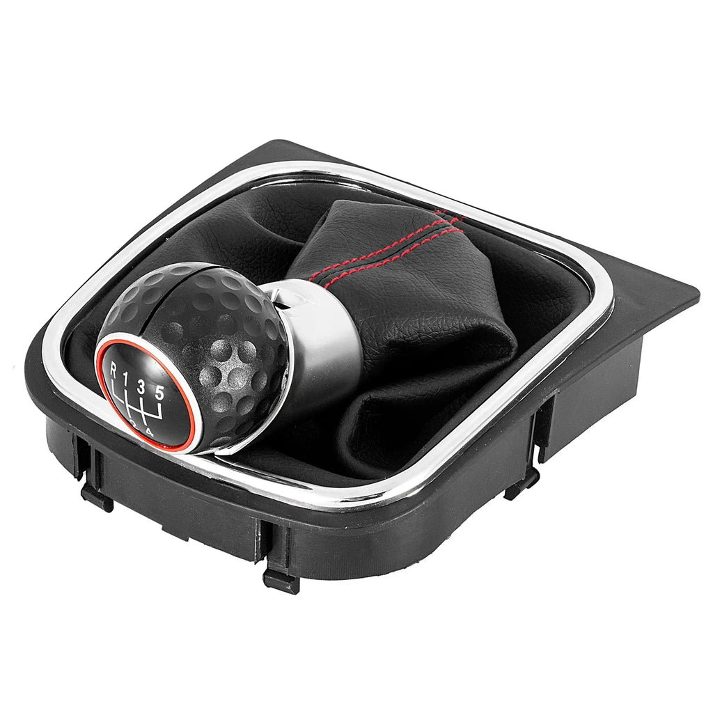 Pommeau de levier de vitesse pour VW Golf 5 MK5 R32 GTD GTI Golf 6 MK6 R20 2004-2013, levier de vitesse de voiture avec soufflet et couvercle de démarrage
