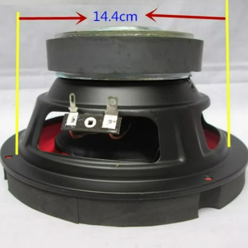SOTAMIA 1Pcs 6.5 Inch Subwoofer 4 Ohm 80W 100 Magnetic Home Theater Smart Audio Speaker Car Subwoofer Modification Upgrade