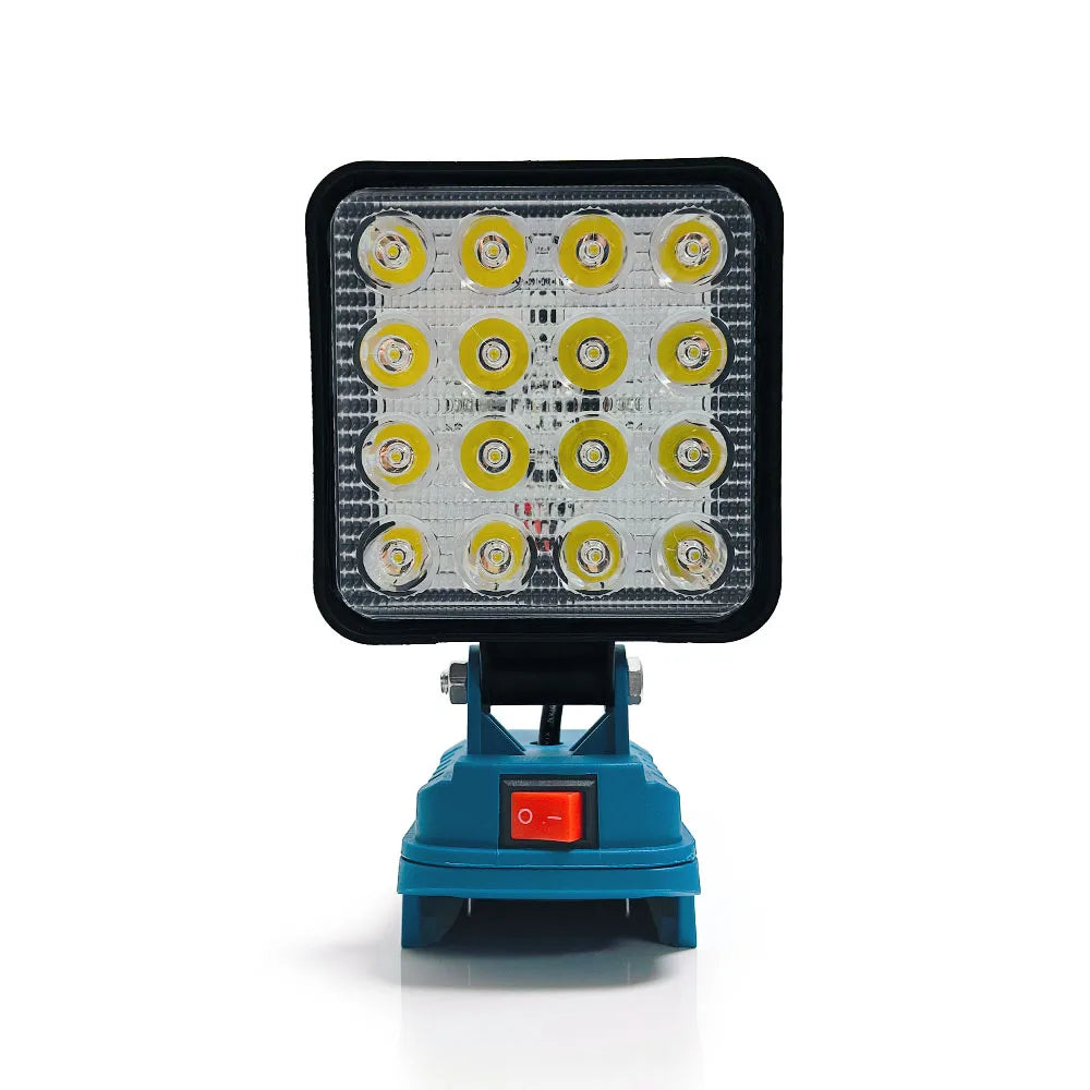 LED Work Light 3/4/8Inch For Makita 14.4V 18V Li-ion Battery Lamp With USB Outdoor Flashlight Lantern Camping Emergency Light