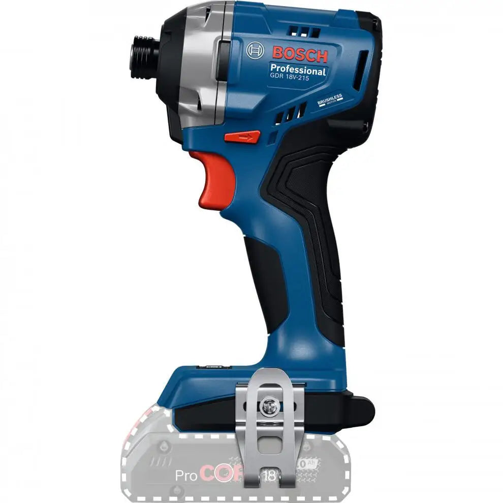 Visseuse à chocs sans fil Bosch GDR 18V-215, moteur sans balais, robuste, couple élevé, tournevis électrique professionnel