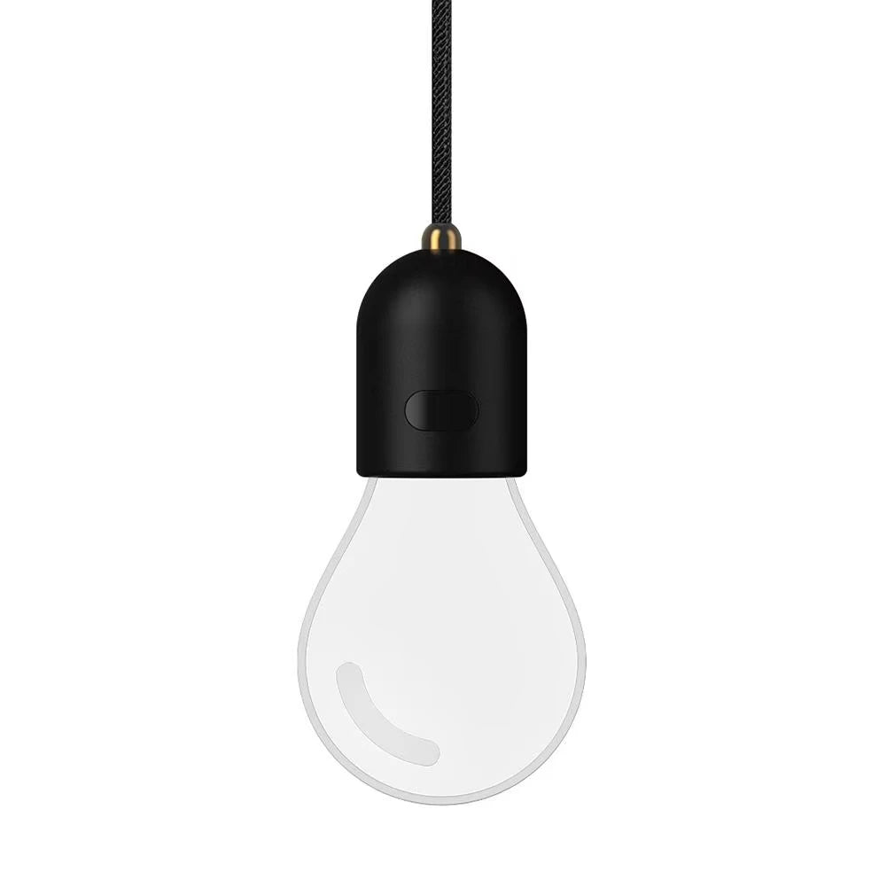 Retro Small Bulb LED Car Hanging Ornament Interior Ambient Lighting 2 Light Modes For Long Trips Daily Use Auto Decor Accessory