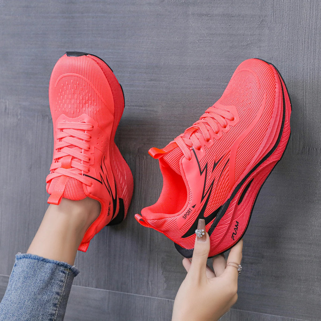 Women’s Fashion Versatile Comfortable Lightweight Running Shoes with Cushioning Technology and Carbon Plate, Unisex Competitive