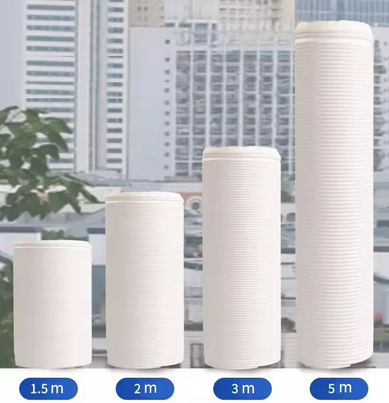150/200CM Duct Extension Pipe Telescopic Flexible Air Conditioner Exhaust Pipe Outlet Vent Hose Duct for Mobile Air Conditioning