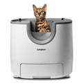 L1 Open-Top Automatic Cat Litter Box Self-Cleaning, Easy Maintenance with Multi Safety Sensors, Large Capacity, Includes Trash