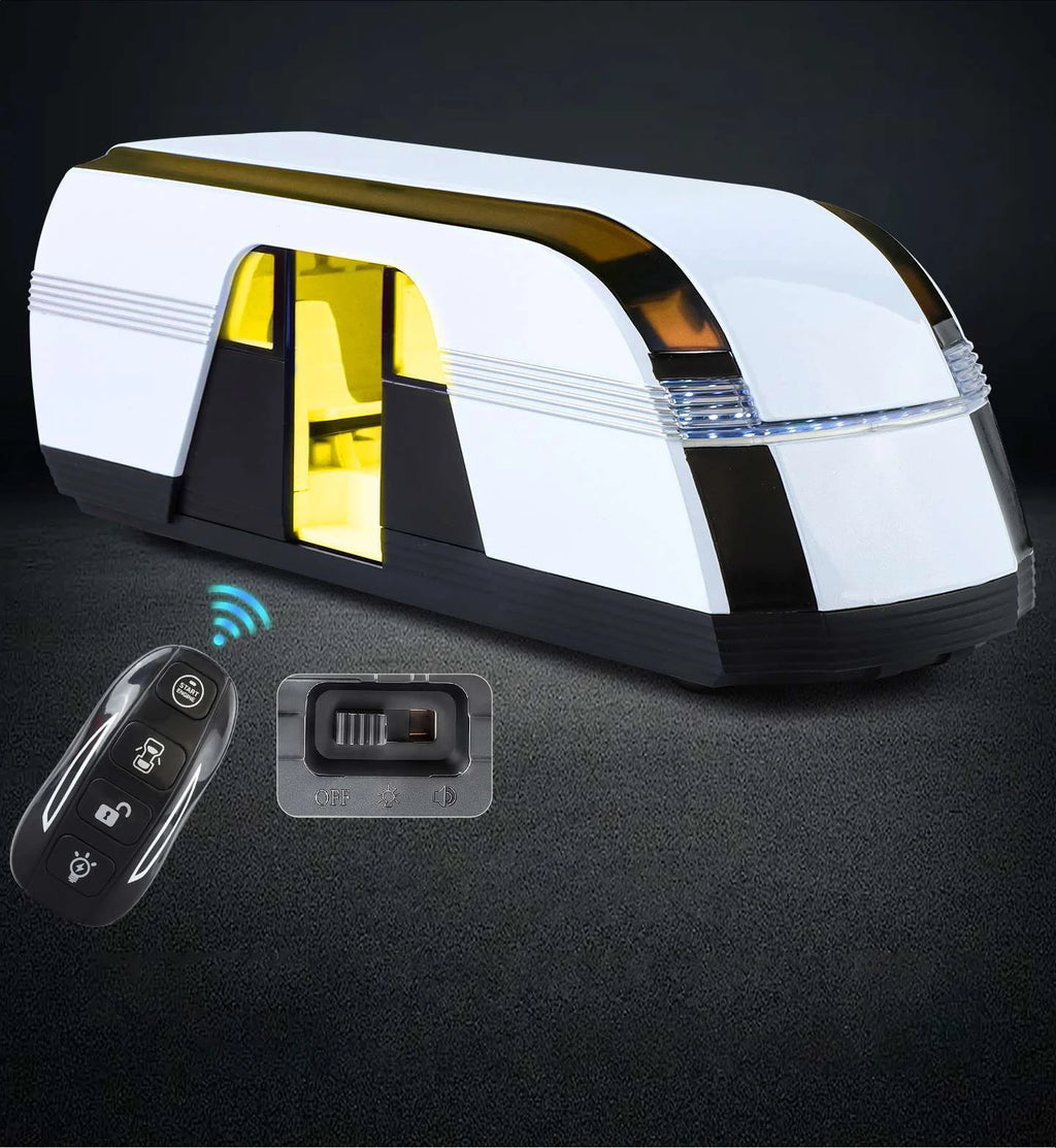 NEW 1:24 Robovan VAN Key Control Alloy Car Model Sound and Light Pull Back Car Model Collectibles Birthday Gift