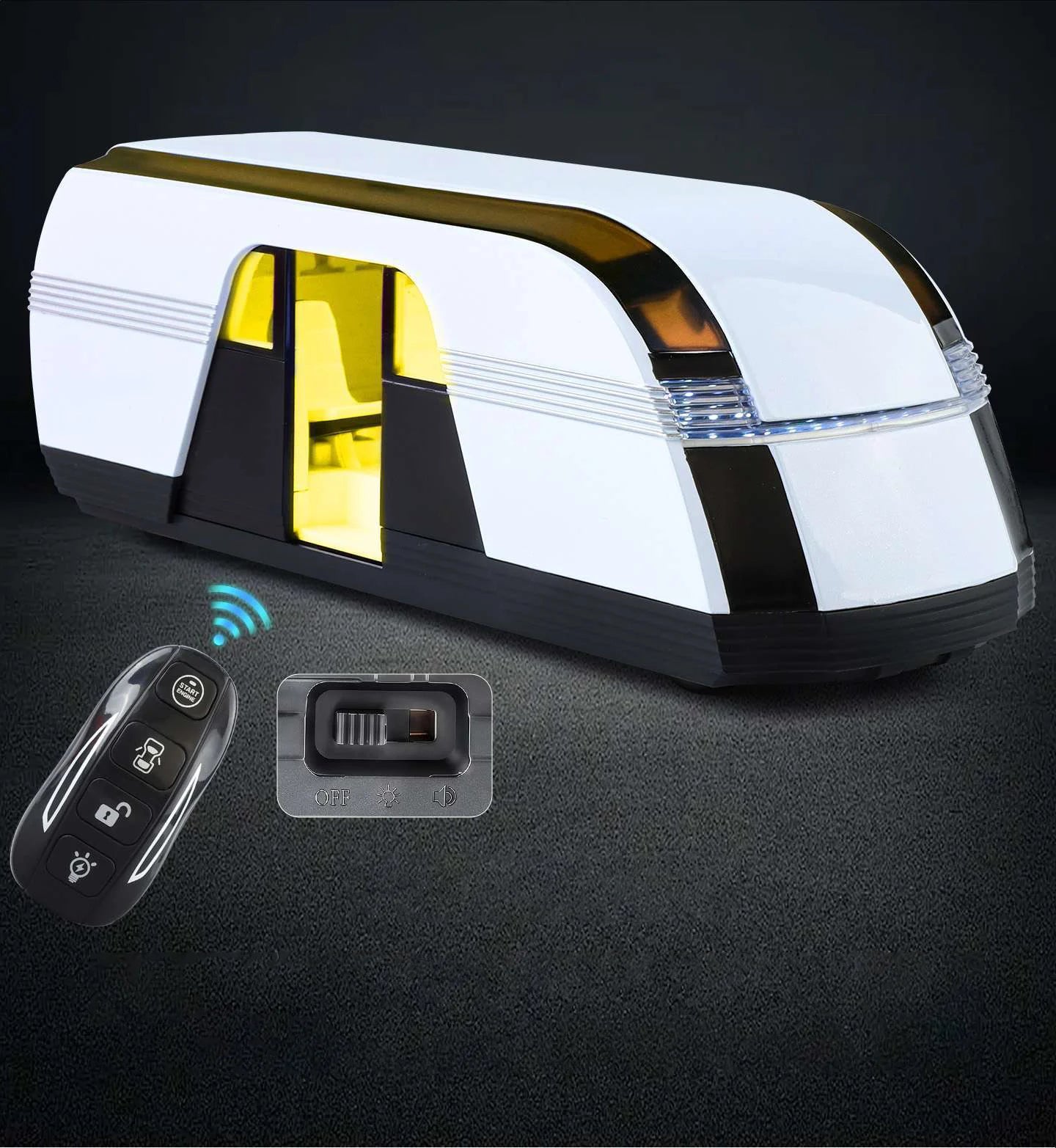 NEW 1:24 Robovan VAN Key Control Alloy Car Model Sound and Light Pull Back Car Model Collectibles Birthday Gift