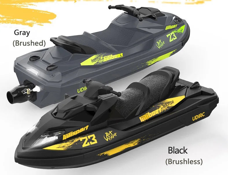 UDI023 RC Speedboat 2.4G Jet Spray RC Boat Remote Control Ship Waterproof Self-Righting LED Lights RTR High-Speed Models Toys