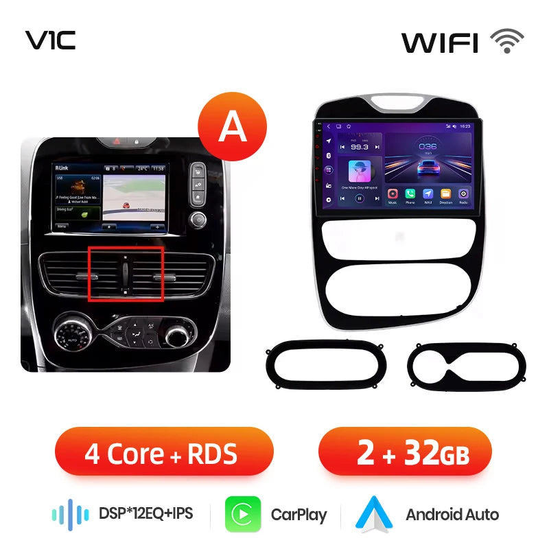 Junsun Wireless CarPlay Car Radio Renault