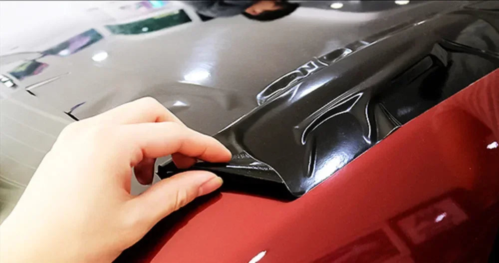 Glossy Black Car Roof Wrap Vinyl 1.35M x 2M/3M Bubble-Free Self Adhesive Car Top Film for Skylight Style Protection Styling