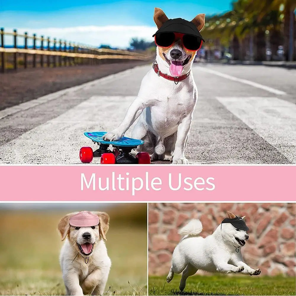 High-quality Ear Holes Pet Baseball Hat Adjustable Cat Dog Pet Visor Hat Outdoor Pet Casquette