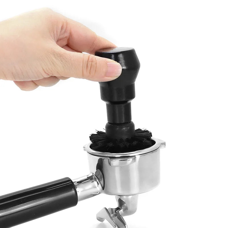 Coffee Brush Portafilter Basket Cleaning 51mm 54mm 58mm Wooden Barista Clean Brushes Dusting Tool Espresso Machine Accessories