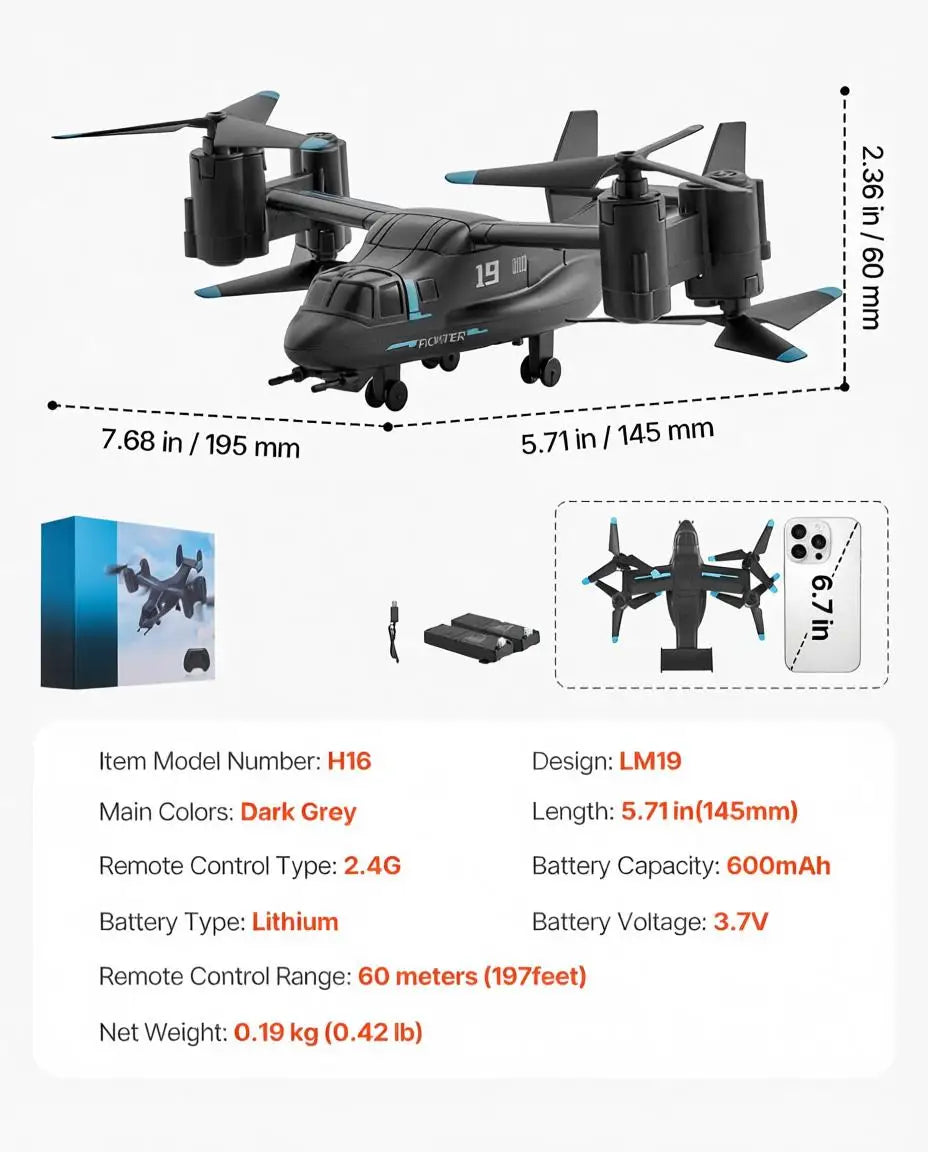 2.4Ghz Remote Control Helicopter with Gyro 4 Channel Rc Aircraft for Beginners Wings Lights Takeoff/Landing