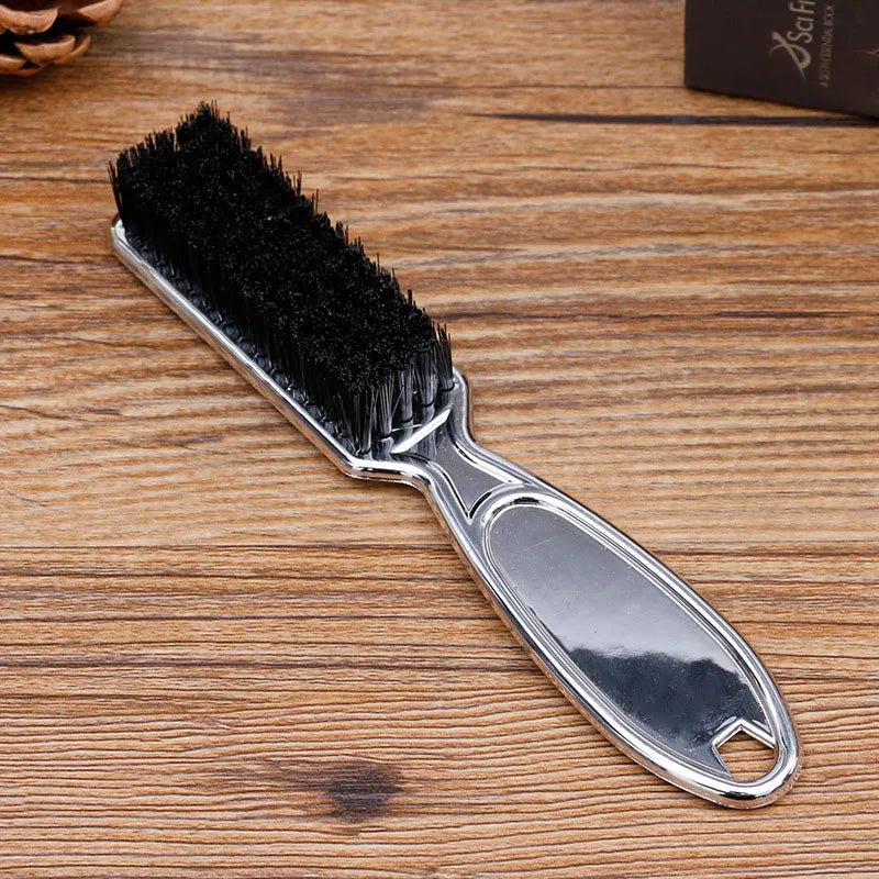 Six Colors Comb Brush  Small Beard Styling Brush Professional Shave Beard Brush Barber Vintage Carving Cleaning Brush