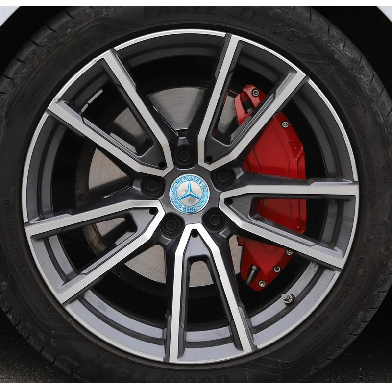 1Set Car Wheel Stickers 56mm Auto Center Hub Cap Decal For Mercedes Benz AMG Smart W205 C300 W203 W206 W108 W124 W126 W140 W168