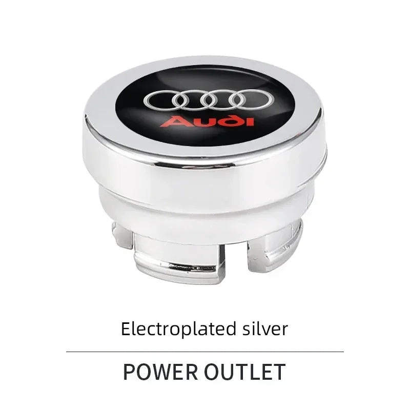 For Audi A1 A2 A3 A4 A5 A6 A7 A8 Q1 Q2 Q3 Q4 Q5 Q6 Q7 Q8 TT RS6 S5 B9 C6 B6 Car Cigarette Lighter Cover DustProof Decoration Cap