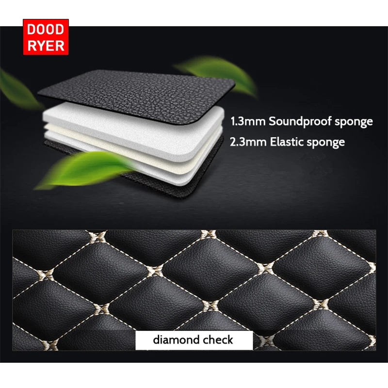 DOODRYER Custom Car Floor Mats For Mercedes Benz GLC X253 GLC-Coupe C253 2015-2023 Auto Carpets Foot Coche Accessorie