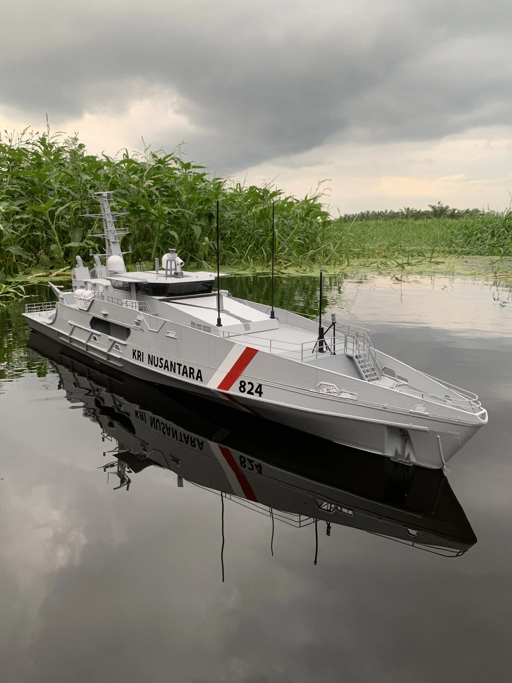 1/48 RC Australian Cape-class Patrol Boat Model Kit Hand-assembled Ship Model Toy Gift DIY Navy Battleship Model Kit Attack Ship