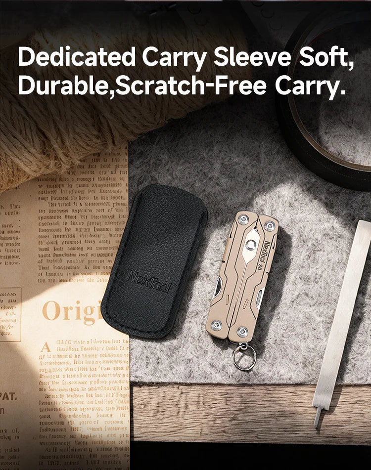 NexTool Mini Sailor Scissors S0 8-In-1 Micro Multitools Keychain EDC Portable Mini Pocket Scissors Outdoor Emergency Hand Tools
