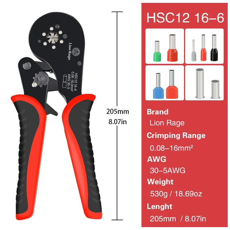 Ferrule Crimping Mini Pliers
