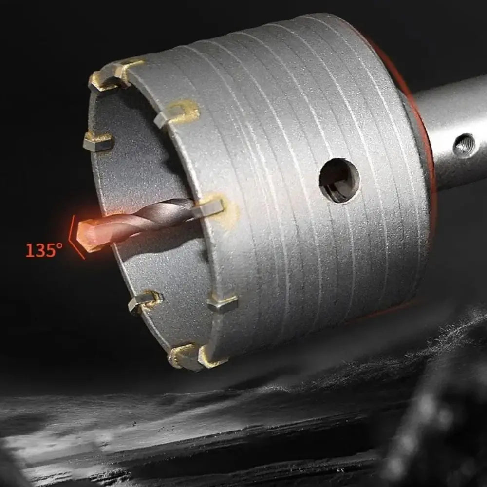 40mm-60mm Concrete Hole Saw Round Shaft Metal Cutting Masonry Construction Tool Heavy Duty High Strength