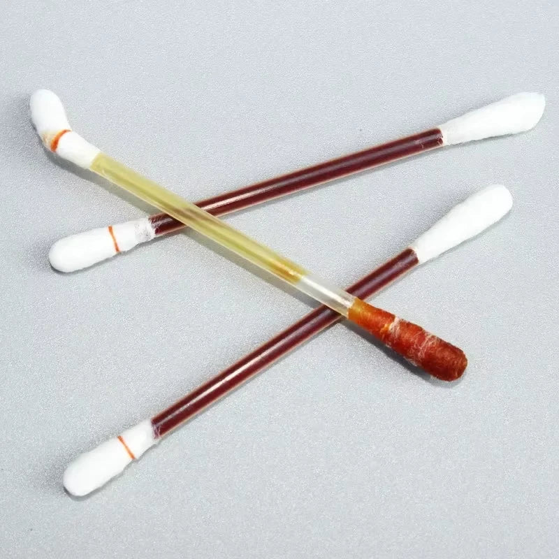 Disposable Iodophor Alcohol Cotton Swabs - Disinfection Supplies for Wound Care, Outdoor Survival & Emergency Cleaning