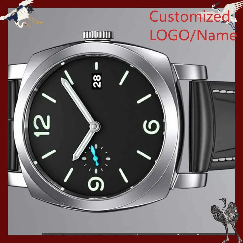 A182 Store Customized Watches 46mm Men's Watch with 904L Automatic Mechanical Movement