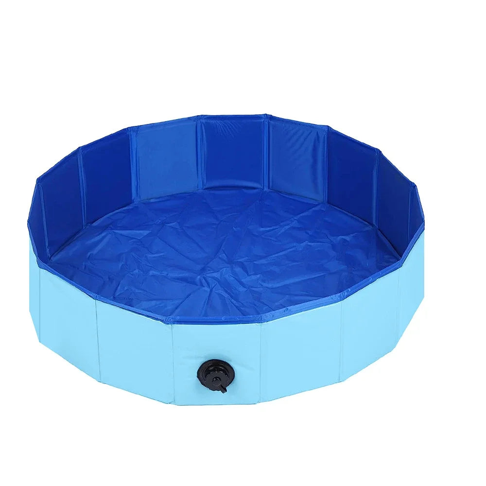 Pet Pool Portable Swimming Tub Foldable Dog Bath Foldable Pet Bathing Tub Dog Bathtub Outdoor Indoor Collapsible Bathing Pool