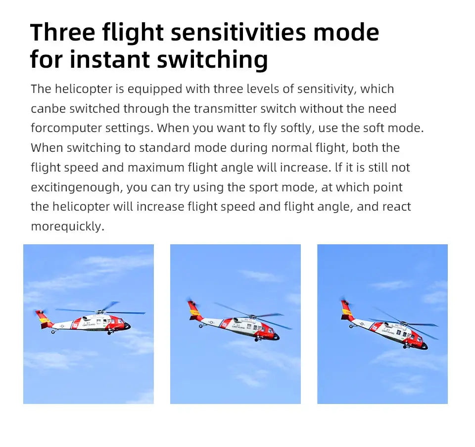 FLYWING MH-60T Jayhawk Scale Helicopter 470 Class LED Light ACE Controller MH60T rc Helicopter MH60 helicopter with GPS ATT mode