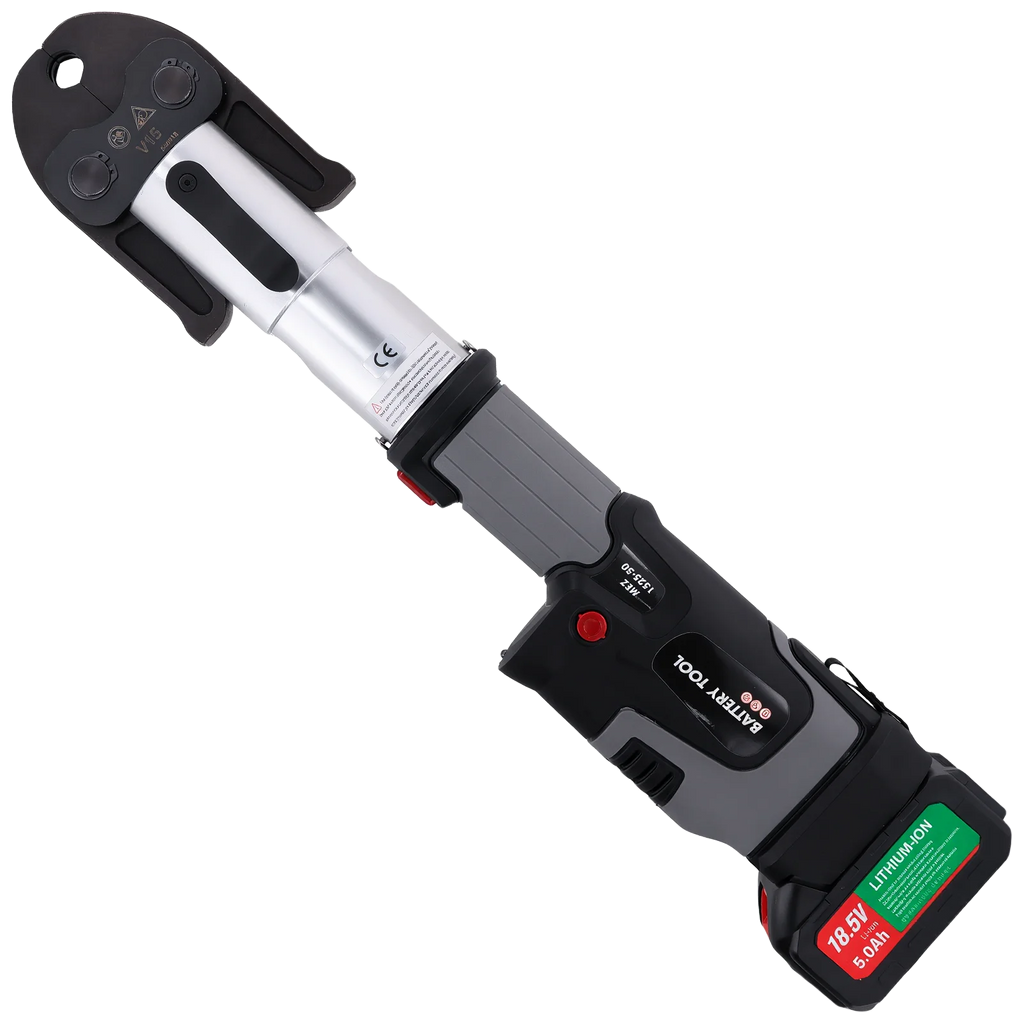 Podofo Electric Pipe Crimping Tool for TH16/20/25/26/32mm+V12/15/18/22/28mm+U16/20/25/32mm Battery Compression Tool with Jaws