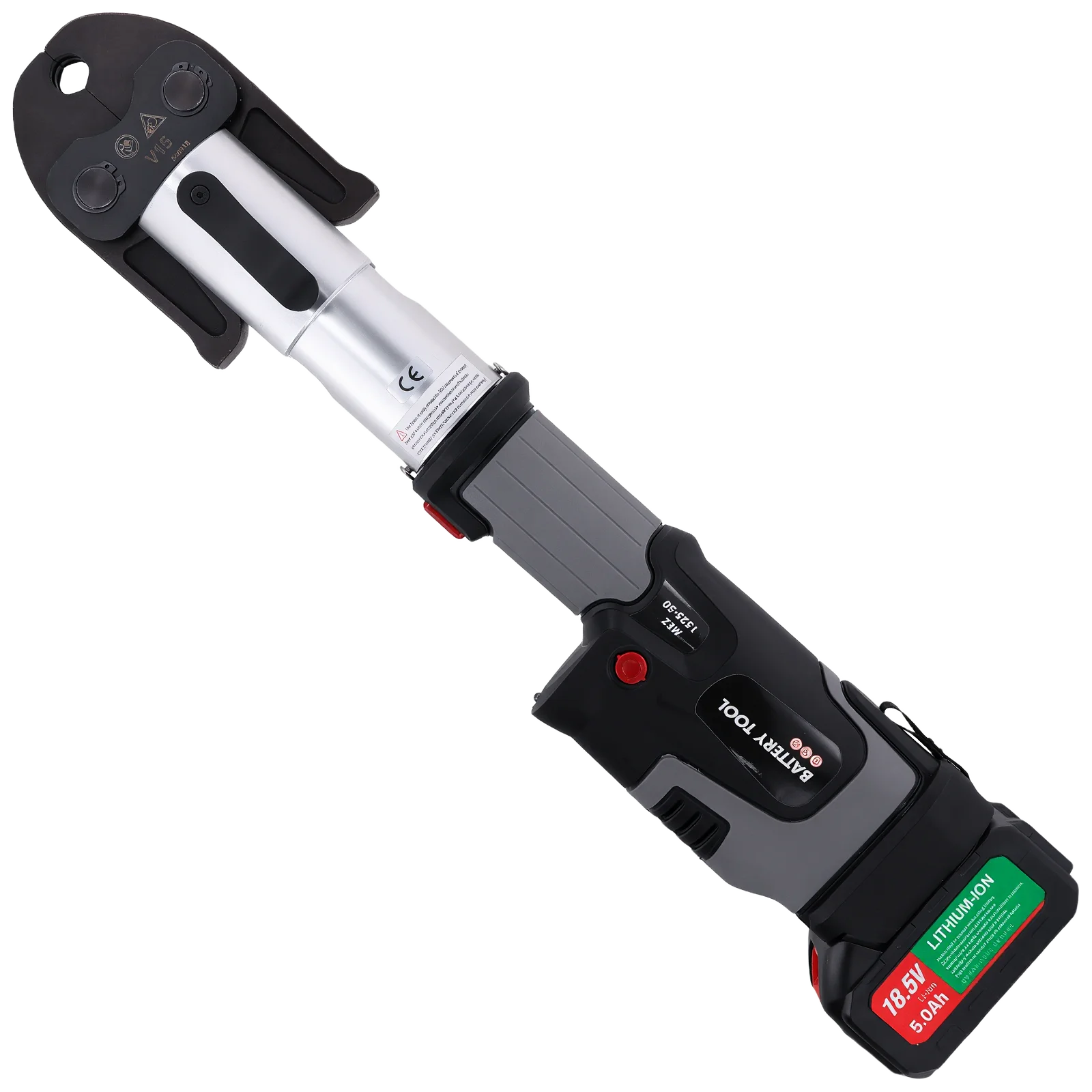 Podofo Electric Pipe Crimping Tool for TH16/20/25/26/32mm+V12/15/18/22/28mm+U16/20/25/32mm Battery Compression Tool with Jaws